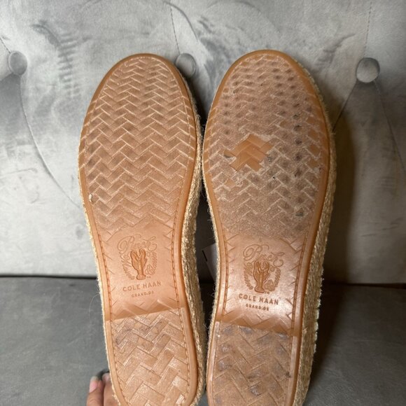 COLE HAAN Cloudfeel Stitchlite Espadrilles Halogen Blue Knit Size 9 1/2 NEW - Picture 7 of 10